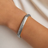 Mara Hinged Bangle - Silver Bracelets Dean Davidson
