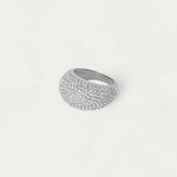 Margaux Pavé Ring - Silver - Size 6 - Sugar Babies Children's Boutique/Meg's Shoppe