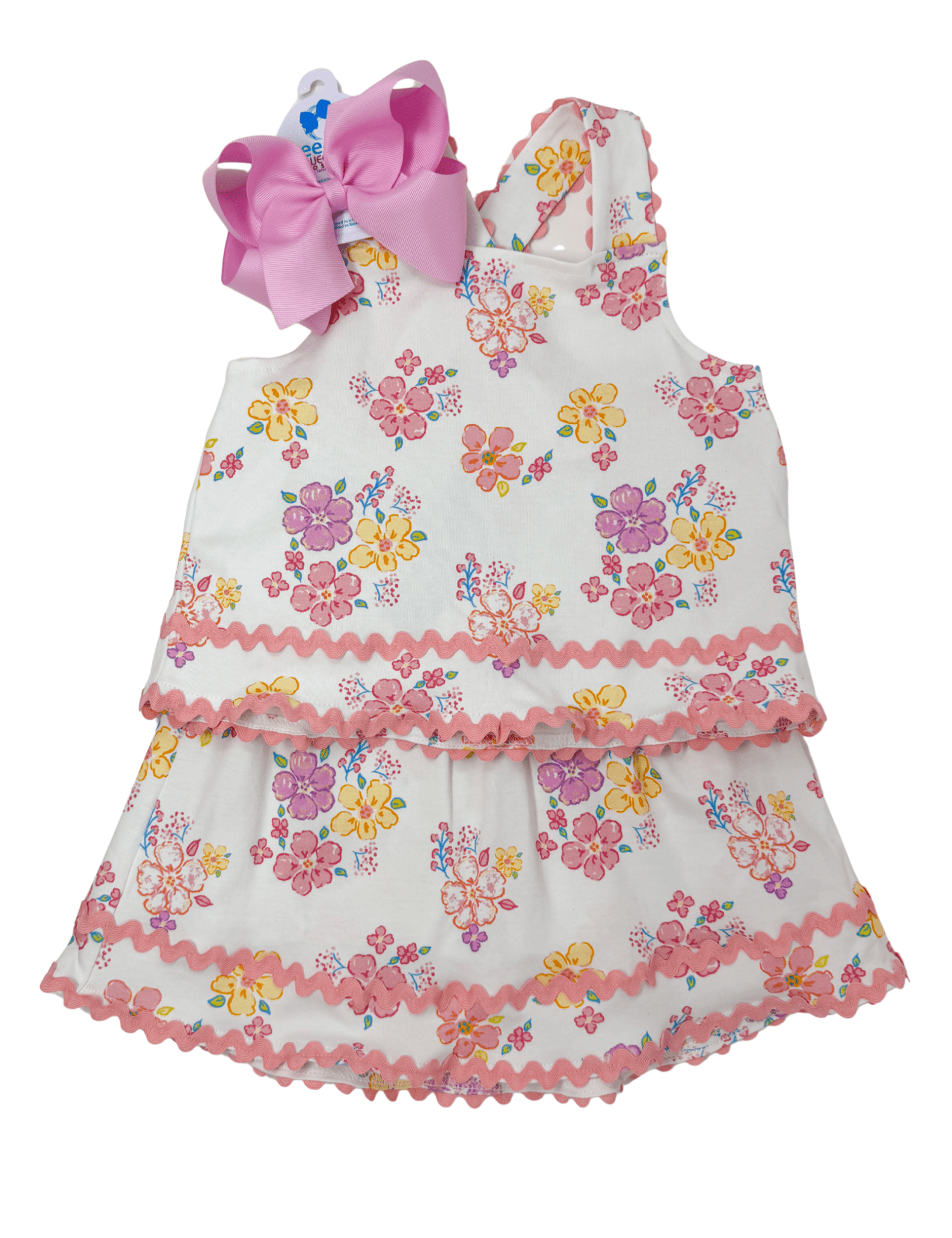 Margot Skort Set - Garden Bliss Girls Sets Banana Split
