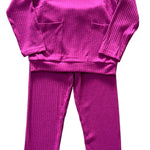 Mariah Legging Set - Magenta Girls Sets Emma Jean