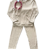 Mariah Legging Set - Tan Girls Sets Emma Jean