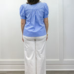 Marina Stripe Top - Blue Tops Entro