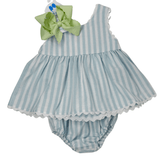 Mary Dee Diaper Set - Savannah Stripe Girls Sets Little English