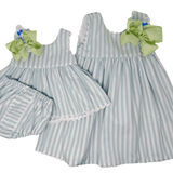 Mary Dee Diaper Set - Savannah Stripe Girls Sets Little English