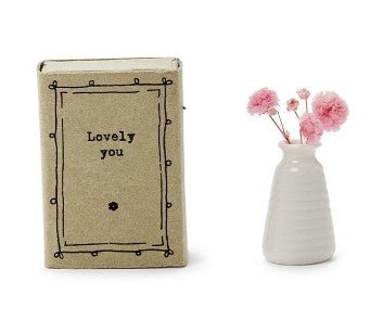 Matchbox Vase w/ Flowers - Assorted Home Decor Two's Company Lovely You