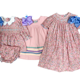 Mauve Ric Rac Dress Girls Play Dresses Three Sisters