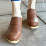 Maverick Heeled Clog - Cognac Shoes Matisse