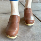 Maverick Heeled Clog - Cognac Shoes Matisse
