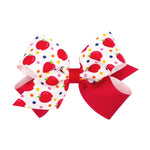 Medium Back to School Icons Bow - Apple - Sugar Babies Children's Boutique/Meg's Shoppe