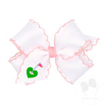Medium Moonstitch w/ Embroidery - Golf - Lt. Pink Moonstitch Kids Hair Accessories Wee Ones