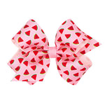 Medium Sweet Treat Print Bow - Watermelon Kids Hair Accessories Wee Ones