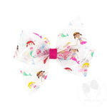 Medium Vinyl Printed Bow - Mermaid Kids Hair Accessories Wee Ones