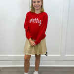 Merry Red Sweater - Sugar Babies Children's Boutique/Meg's Shoppe