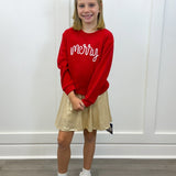 Merry Red Sweater - Sugar Babies Children's Boutique/Meg's Shoppe