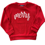 Merry Red Sweater Girls Sweaters + Sweatshirts Emma Jean