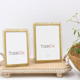 Metal Circles Gold Frame - 4 x 6 Home Decor Trade Cie
