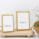 Metal Circles Gold Frame - 5 x 7 Home Decor Trade Cie