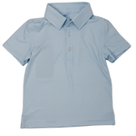 Micro Lt. Blue/White Polo Boys Shirts + Polos Meripex