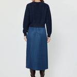 Midnight Melody Pleated Midi Dress - Sugar Babies Children's Boutique/Meg's Shoppe