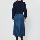Midnight Melody Pleated Midi Dress - Sugar Babies Children's Boutique/Meg's Shoppe