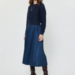 Midnight Melody Pleated Midi Dress - Sugar Babies Children's Boutique/Meg's Shoppe