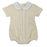 Milan Special Knit Bubble - Pearl Girls Bubbles + Rompers MIOCOTTON