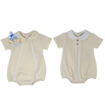 Milan Special Knit Bubble - Pearl Girls Bubbles + Rompers MIOCOTTON