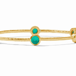 Milano Luxe Bangle - Iridescent Emerald Green - Medium Bracelets Julie Vos