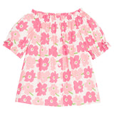 Millie Top - Picadilly Pinks Girls Tops + Tees Bisby