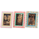 Mini Floral Photo Magnet Frame - Assorted Home Decor Primitives by Kathy