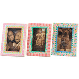 Mini Floral Photo Magnet Frame - Assorted Home Decor Primitives by Kathy