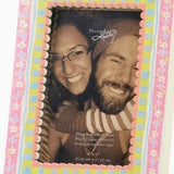 Mini Floral Photo Magnet Frame - Assorted Home Decor Primitives by Kathy Pink