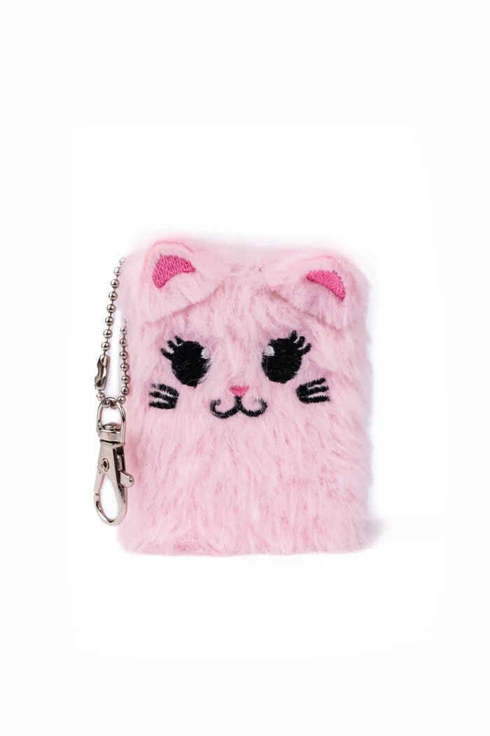 Mini Furry Friends Keychain Journals - Assorted Kids Misc Accessories Great Pretenders Pink Kitty