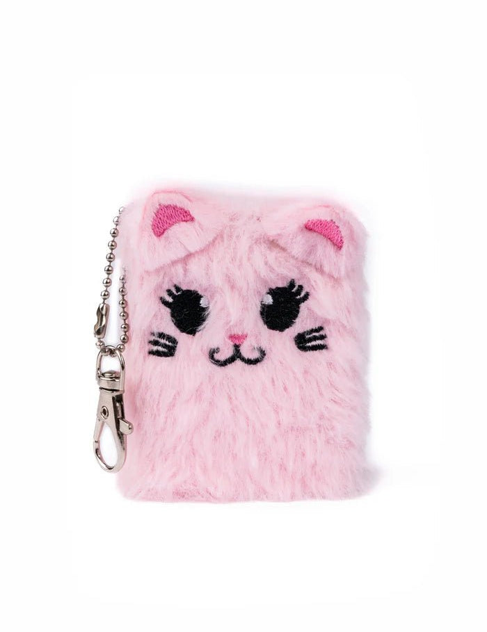 Mini Furry Friends Keychain Journals - Assorted Kids Misc Accessories Great Pretenders Pink Kitty