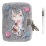 Mini Furry Journal w/ Lock & Pen - Sugar Babies Children's Boutique/Meg's Shoppe