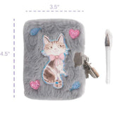 Mini Furry Journal w/ Lock & Pen - Sugar Babies Children's Boutique/Meg's Shoppe