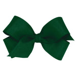 Mini Grosgrain Bow - Forest Green Kids Hair Accessories Wee Ones