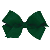 Mini Grosgrain Bow - Forest Green Kids Hair Accessories Wee Ones