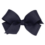 Mini Grosgrain Bow - Navy Kids Hair Accessories Wee Ones