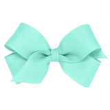 Mini Grosgrain Bow - New Aqua Kids Hair Accessories Wee Ones