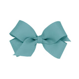 Mini Grosgrain Bow - Nile Blue Kids Hair Accessories Wee Ones