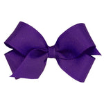 Mini Grosgrain Bow - Purple Kids Hair Accessories Wee Ones