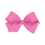 Mini Grosgrain Bow - Rose Kids Hair Accessories Wee Ones
