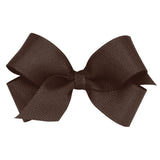 Mini Grosgrain Bow - Spice Brown Kids Hair Accessories Wee Ones