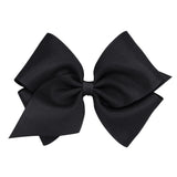Mini King Grosgrain Bow - Black Kids Hair Accessories Wee Ones