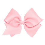 Mini King Grosgrain Bow - Light Pink Kids Hair Accessories Wee Ones
