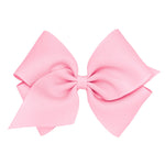 Mini King Grosgrain Bow - Pearl Pink Kids Hair Accessories Wee Ones
