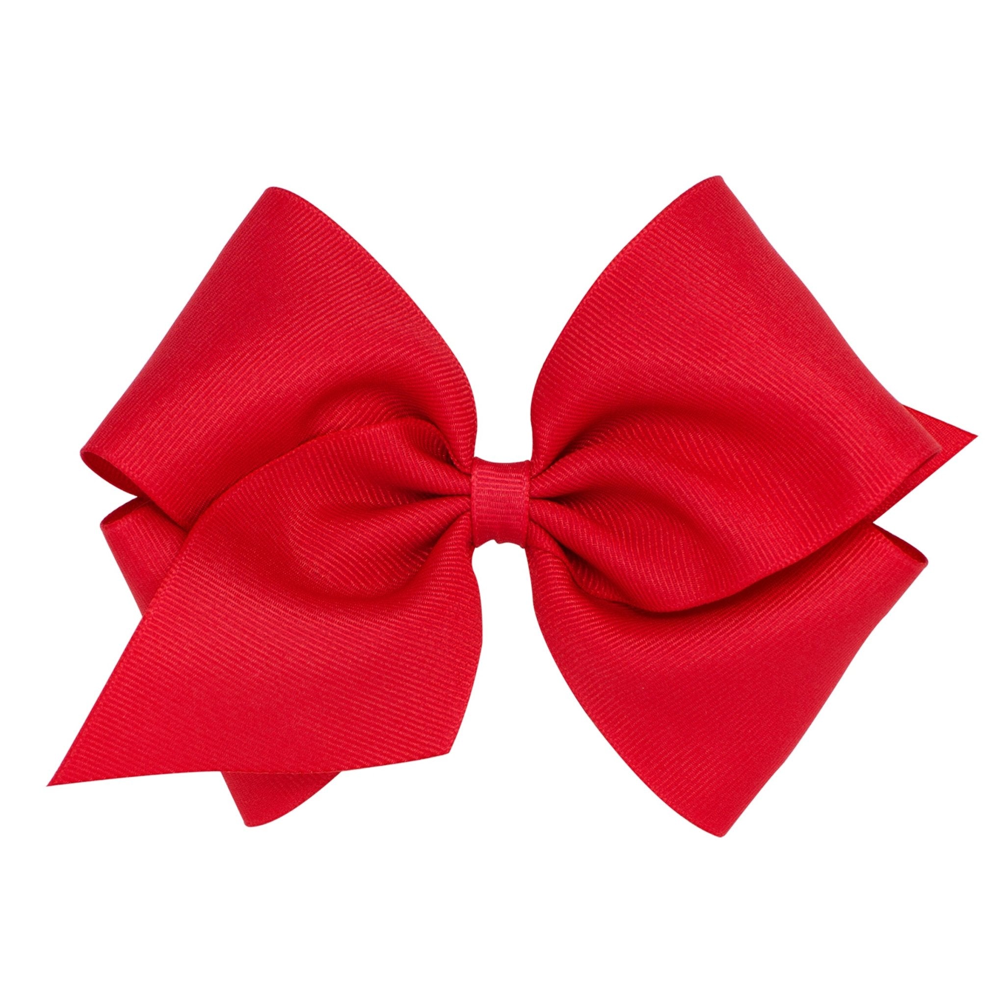 Mini King Grosgrain Bow - Red