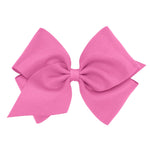 Mini King Grosgrain Bow - Rose Kids Hair Accessories Wee Ones