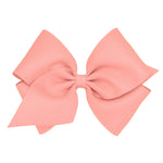 Mini King Grosgrain Bow - Seashell Kids Hair Accessories Wee Ones